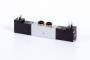 Distribuitor 5/3 electric, montaj pe placa, centru inchis, porturi distribuitor, tip MD
