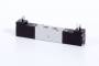 Distribuitor 5/3 electric, montaj pe placa, centru exhaustat,  porturi distribuitor, tip MD