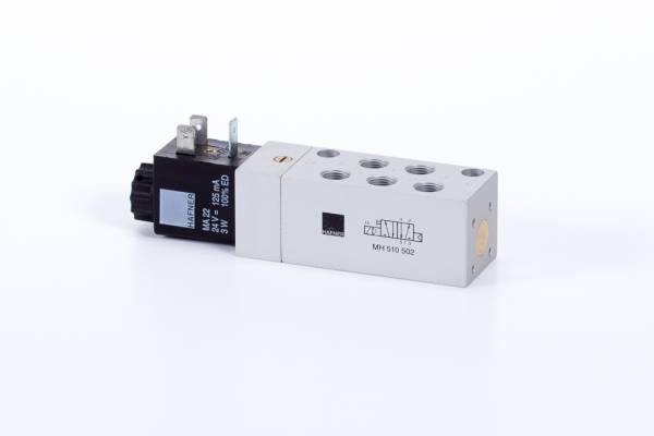 Distribuitor 5/2 electric, monostabil, montaj in linie tip MH