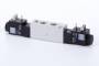 Distribuitor 5/2 electric, bistabil, montaj placa, tip MH, porturi distribuitor