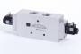 Distribuitor 5/3 electric, centru presurizat tip MH