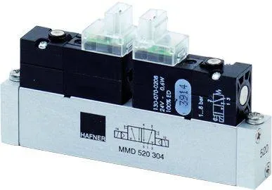 Distribuitor 5/2 montaj pe placa / in insula