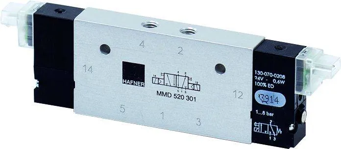 Distribuitor 5/2 bistabil - montaj in linie