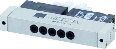 Distribuitor 5/3 centru inchis - montaj pe placa / in insula