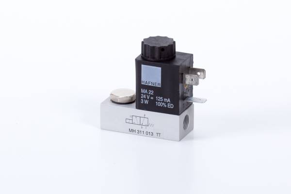 Distribuitor 3/2 electric, actionare directa - temperaturi scazute