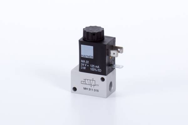 Distribuitor 3/2 electric, actionare directa - temperaturi scazute