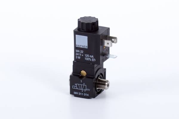 Distribuitor 3/2 electric, monostabil - Banjo, NO, porturi M5, banjo G 1/8, G 1/8, 60 l/min