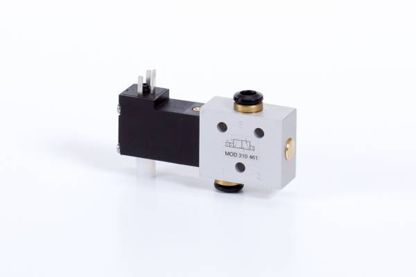 Distribuitor 3/2 electric, monostabil, montaj in linie tip MD