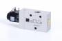 Distribuitor 3/2 electric, monostabil, montaj in linie tip MH, NC, G 3/8, 2250 l/min