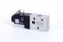 Distribuitor 3/2 electric, monostabil, montaj in linie tip MH, NO, G 1/4, 1250 l/min