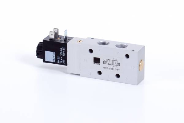 Distribuitor 5/2 electric, monostabil - temperaturi scazute