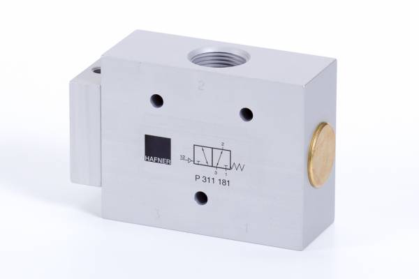 Distribuitor 3/2 monostabil - actionare pneumatica, arc mecanic, G 3/4, 6000 l/min