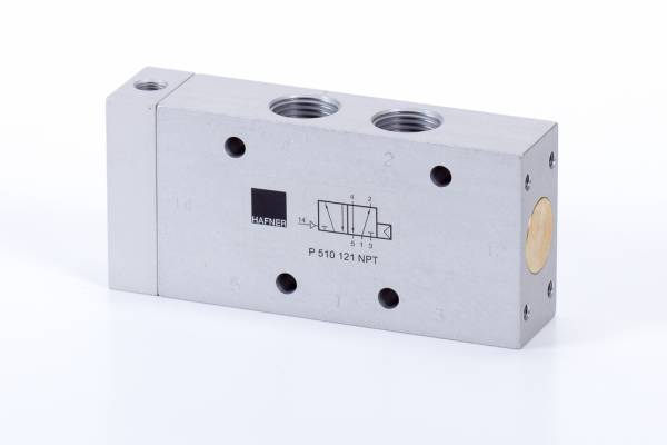 Distribuitor 5/2 monostabil - actionare pneumatica
