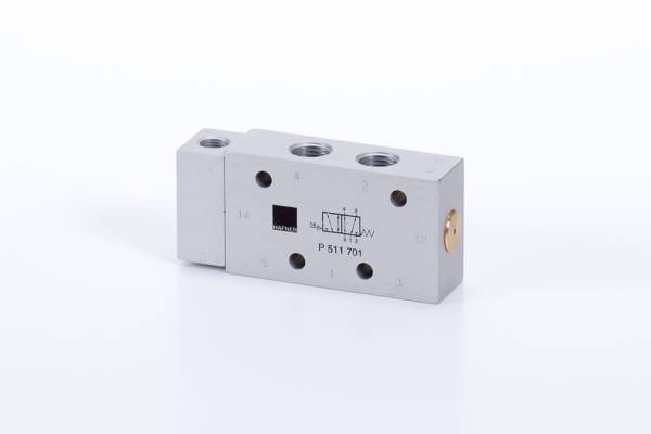 Distribuitor 5/2 monostabil - actionare pneumatica