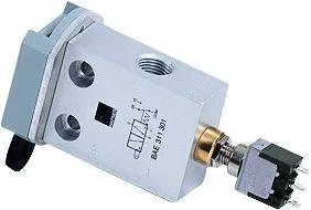 Distribuitor 3/2 cu contact electric - montaj in panou