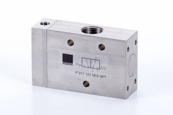 Distribuitor 3/2 pneumatic - INOX