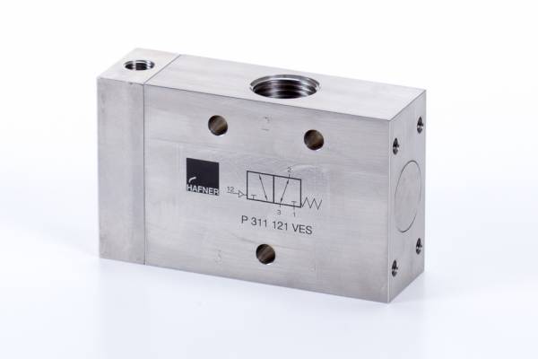Distribuitor 3/2 pneumatic - INOX