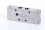 Distribuitor 5/3 pneumatic, centru exhaustat - INOX