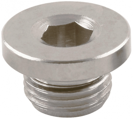 Dop cu hexagon intern, filet G 3/4&QUOT; cu O-ring, alama nichelata