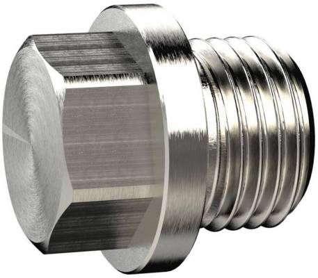 Dop cu hexagon extern si guler, filet G 1 1/2&QUOT;, alama nichelata