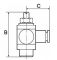 Drosel cu filet ext. G 1/4&QUOT; si conector push-in 6 mm, reglaj cu surubelnita, droselizare furtun - filet