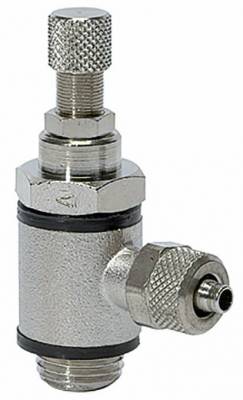 Drosel cu filet exterior G 1/4 si conector push-on 10/8 mm, droselizare furtun - filet
