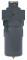Filtru cu carbune activ si manometru diferential, G 1 1/2&QUOT;, 7830 l/min