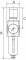 Filtru regulator cu pahar policarbonat, protectie pahar si manometru, G 1/4&QUOT;, 0,1 - 2 bar, 2000 l/min, automat, seria Future