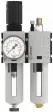 Grup preparare, 2 piese, pahar policarbonat si protectie pahar, manometru standard, G 3/4&QUOT;, 0,5 - 8 bar, 12000 l/min, automat, seria Future