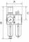 Grup preparare, 2 piese, pahar policarbonat si protectie pahar, manometru standard, G 1/4&QUOT;, 0,2 - 4 bar, 1750 l/min, automat, seria Future
