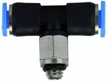 Cupla T push-in, filet exterior cu O-ring, seria Mini