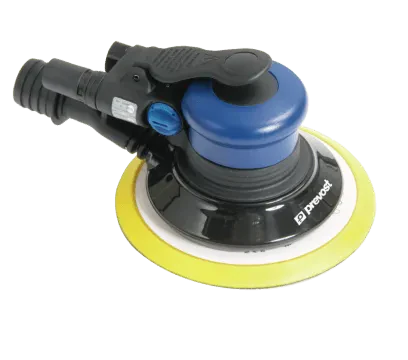 Slefuitor pneumatic rotoorbital - sistem exhaustare conectare la aspirator sau retea