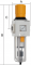 Filtru regulator cu purjare automata G 1/2&QUOT;, 4000 l/min, manometru patrat - seria SMART