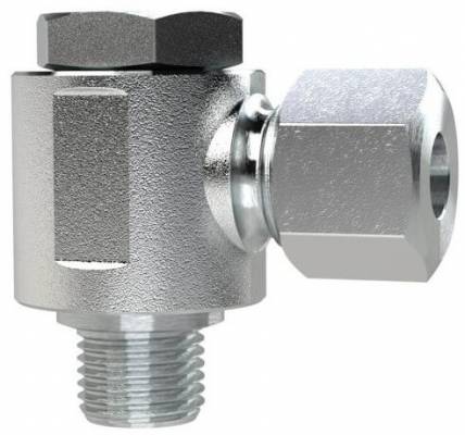 Fiting L banjo cu filet ext. si O-ring, G 1/2&QUOT;, tub Ø15mm, 315bar, otel galvanizat