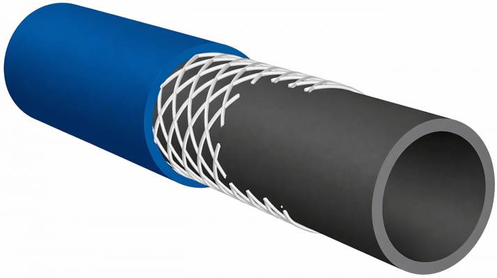 Furtun racire destinat instalatiilor de turnare prin injectie, 12,7x22 mm, albastru