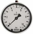 Manometru cu glicerina, carcasa din alama, atac axial, Ø 63, 100