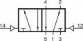 Distribuitor 5/2 actionare pneumatica - temperaturi scazute