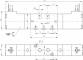 Distribuitor 5/3 electric, montaj pe placa, centru presurizat,  porturi distribuitor, tip MD