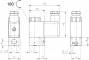 Distribuitor 3/2 electric, monostabil, montaj pe placa-baterie, porturi placa