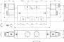 Distribuitor 5/3 electric, centru exhaustat tip MH