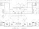 Distribuitor 5/3 electric, montaj pe placa, centru exhaustat, porturi distribuitor, tip MH