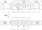 Distribuitor NAMUR 5/2 , bistabil - electric, G 1/4, NAMUR 1/4, 1,8 W