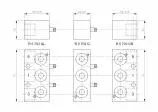 Sistem modular de placi pentru distribuitoare 5/2 si 5/3, tip R-5-703 G