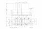 Placa capat - dreapta, sistem modular placi - distribuitoare 3/2