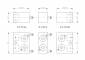 Placa capat - dreapta, sistem modular placi - distribuitoare 3/2