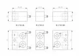 Sistem modular placi - pentru distribuitoare 3/2, tip RB-3XX-703 G