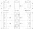 Placa capat - stanga, sistem modular de placi pentru distribuitoare 5/2 si 5/3, tip R-5-103 G