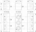 Sistem modular de placi pentru distribuitoare 5/2 si 5/3, tip R-5-103 G