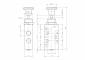 Distribuitor 5/2 cu buton incorporat - montaj in panou