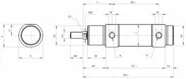 Cilindru rotund dubla actiune magnetic